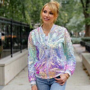 LOLA THE BOYS SEQUIN JACKET